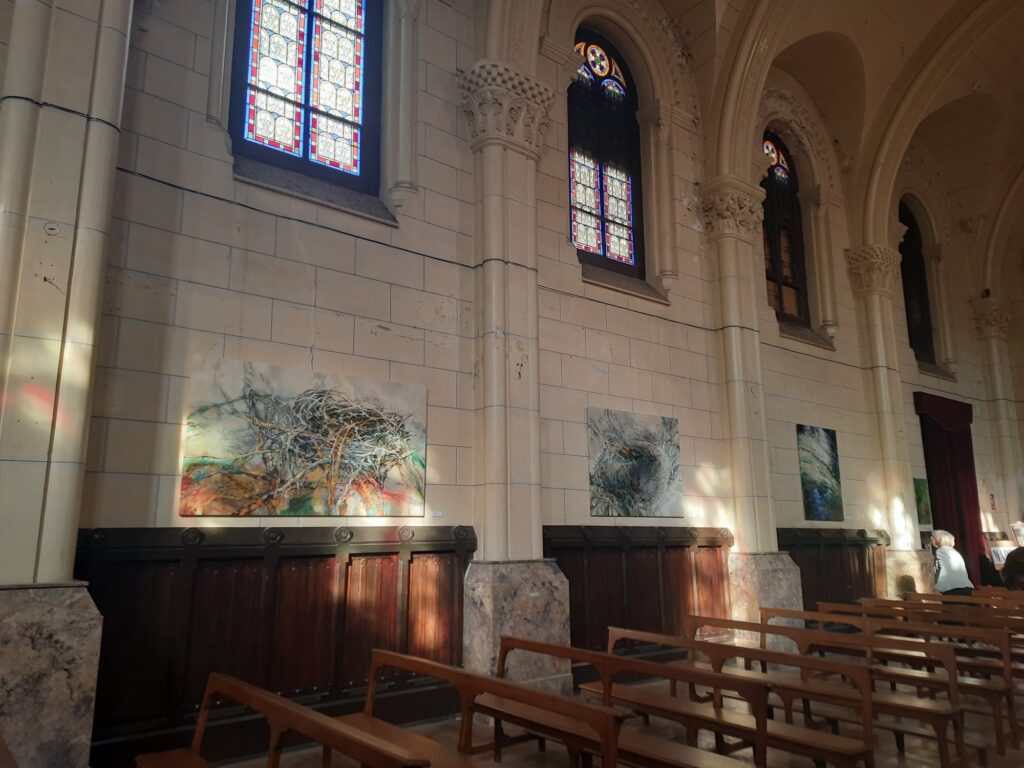 «Seres Alados», obras de Marta Maldonado en la Capilla del Palacio de Vista Alegre, Madrid, 2025 (4)